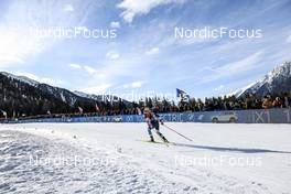 22.01.2023, Antholz, Italy (ITA): Yuliia Dzhima (UKR) - IBU World Cup Biathlon, relay women, Antholz (ITA). www.nordicfocus.com. © Manzoni/NordicFocus. Every downloaded picture is fee-liable.