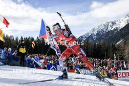 22.01.2023, Antholz, Italy (ITA): Anna Juppe (AUT) - IBU World Cup Biathlon, relay women, Antholz (ITA). www.nordicfocus.com. © Manzoni/NordicFocus. Every downloaded picture is fee-liable.