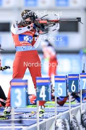 22.01.2023, Antholz, Italy (ITA): Lena Haecki-Gross (SUI) - IBU World Cup Biathlon, relay women, Antholz (ITA). www.nordicfocus.com. © Manzoni/NordicFocus. Every downloaded picture is fee-liable.