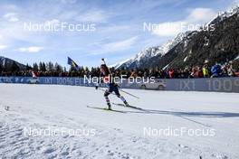 22.01.2023, Antholz, Italy (ITA): Joanne Reid (USA) - IBU World Cup Biathlon, relay women, Antholz (ITA). www.nordicfocus.com. © Manzoni/NordicFocus. Every downloaded picture is fee-liable.