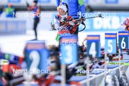 22.01.2023, Antholz, Italy (ITA): Julia Schwaiger (AUT) - IBU World Cup Biathlon, relay women, Antholz (ITA). www.nordicfocus.com. © Manzoni/NordicFocus. Every downloaded picture is fee-liable.
