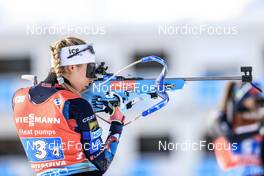 22.01.2023, Antholz, Italy (ITA): Ingrid Landmark Tandrevold (NOR) - IBU World Cup Biathlon, relay women, Antholz (ITA). www.nordicfocus.com. © Manzoni/NordicFocus. Every downloaded picture is fee-liable.