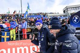 22.01.2023, Antholz, Italy (ITA): Stephane Bouthiaux (FRA) coach Team France - IBU World Cup Biathlon, relay women, Antholz (ITA). www.nordicfocus.com. © Manzoni/NordicFocus. Every downloaded picture is fee-liable.