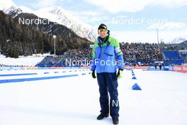 22.01.2023, Antholz, Italy (ITA): Georg Kircher (ITA), Chief of Competition - IBU World Cup Biathlon, relay women, Antholz (ITA). www.nordicfocus.com. © Manzoni/NordicFocus. Every downloaded picture is fee-liable.