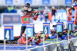 22.01.2023, Antholz, Italy (ITA): Anna Gandler (AUT) - IBU World Cup Biathlon, relay women, Antholz (ITA). www.nordicfocus.com. © Manzoni/NordicFocus. Every downloaded picture is fee-liable.