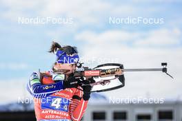 22.01.2023, Antholz, Italy (ITA): Julia Simon (FRA) - IBU World Cup Biathlon, relay women, Antholz (ITA). www.nordicfocus.com. © Manzoni/NordicFocus. Every downloaded picture is fee-liable.