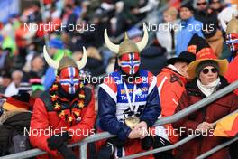 22.01.2023, Antholz, Italy (ITA): Event Feature: Norwegian Fans - IBU World Cup Biathlon, relay women, Antholz (ITA). www.nordicfocus.com. © Manzoni/NordicFocus. Every downloaded picture is fee-liable.