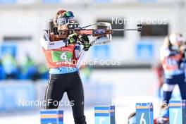 22.01.2023, Antholz, Italy (ITA): Elisa Gasparin (SUI) - IBU World Cup Biathlon, relay women, Antholz (ITA). www.nordicfocus.com. © Manzoni/NordicFocus. Every downloaded picture is fee-liable.