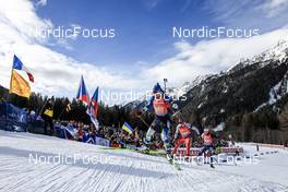 22.01.2023, Antholz, Italy (ITA): Olena Bilosiuk (UKR) - IBU World Cup Biathlon, relay women, Antholz (ITA). www.nordicfocus.com. © Manzoni/NordicFocus. Every downloaded picture is fee-liable.