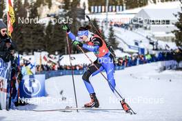 22.01.2023, Antholz, Italy (ITA): Tuuli Tomingas (EST) - IBU World Cup Biathlon, relay women, Antholz (ITA). www.nordicfocus.com. © Manzoni/NordicFocus. Every downloaded picture is fee-liable.