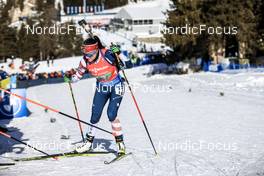22.01.2023, Antholz, Italy (ITA): Joanne Reid (USA) - IBU World Cup Biathlon, relay women, Antholz (ITA). www.nordicfocus.com. © Manzoni/NordicFocus. Every downloaded picture is fee-liable.