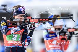 22.01.2023, Antholz, Italy (ITA): Ida Lien (NOR) - IBU World Cup Biathlon, relay women, Antholz (ITA). www.nordicfocus.com. © Manzoni/NordicFocus. Every downloaded picture is fee-liable.