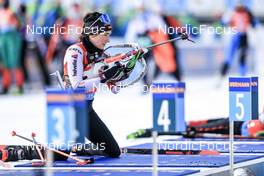 22.01.2023, Antholz, Italy (ITA): Aita Gasparin (SUI) - IBU World Cup Biathlon, relay women, Antholz (ITA). www.nordicfocus.com. © Manzoni/NordicFocus. Every downloaded picture is fee-liable.