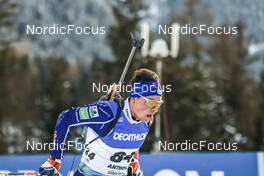 20.01.2023, Antholz, Italy (ITA): Oscar Lombardot (FRA) - IBU World Cup Biathlon, sprint men, Antholz (ITA). www.nordicfocus.com. © Manzoni/NordicFocus. Every downloaded picture is fee-liable.