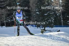 20.01.2023, Antholz, Italy (ITA): Patrick Braunhofer (ITA) - IBU World Cup Biathlon, sprint men, Antholz (ITA). www.nordicfocus.com. © Manzoni/NordicFocus. Every downloaded picture is fee-liable.