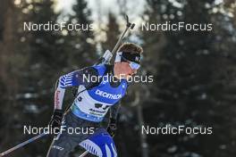 20.01.2023, Antholz, Italy (ITA): Campbell Wright (NZL) - IBU World Cup Biathlon, sprint men, Antholz (ITA). www.nordicfocus.com. © Manzoni/NordicFocus. Every downloaded picture is fee-liable.