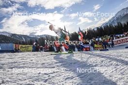 20.01.2023, Antholz, Italy (ITA): Anton Sinapov (BUL) - IBU World Cup Biathlon, sprint men, Antholz (ITA). www.nordicfocus.com. © Manzoni/NordicFocus. Every downloaded picture is fee-liable.