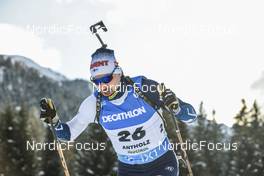 20.01.2023, Antholz, Italy (ITA): Olli Hiidensalo (FIN) - IBU World Cup Biathlon, sprint men, Antholz (ITA). www.nordicfocus.com. © Manzoni/NordicFocus. Every downloaded picture is fee-liable.