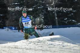 20.01.2023, Antholz, Italy (ITA): Vytautas Strolia (LTU) - IBU World Cup Biathlon, sprint men, Antholz (ITA). www.nordicfocus.com. © Manzoni/NordicFocus. Every downloaded picture is fee-liable.