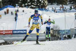 20.01.2023, Antholz, Italy (ITA): Emil Nykvist (SWE) - IBU World Cup Biathlon, sprint men, Antholz (ITA). www.nordicfocus.com. © Manzoni/NordicFocus. Every downloaded picture is fee-liable.