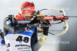 20.01.2023, Antholz, Italy (ITA): Roman Rees (GER) - IBU World Cup Biathlon, sprint men, Antholz (ITA). www.nordicfocus.com. © Manzoni/NordicFocus. Every downloaded picture is fee-liable.