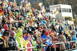 20.01.2023, Antholz, Italy (ITA): Event Feature: Fans on the grandstand - IBU World Cup Biathlon, sprint men, Antholz (ITA). www.nordicfocus.com. © Manzoni/NordicFocus. Every downloaded picture is fee-liable.
