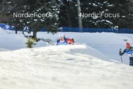 20.01.2023, Antholz, Italy (ITA): Fabien Claude (FRA) - IBU World Cup Biathlon, sprint men, Antholz (ITA). www.nordicfocus.com. © Manzoni/NordicFocus. Every downloaded picture is fee-liable.