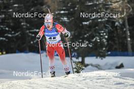 20.01.2023, Antholz, Italy (ITA): Adam Runnalls (CAN) - IBU World Cup Biathlon, sprint men, Antholz (ITA). www.nordicfocus.com. © Manzoni/NordicFocus. Every downloaded picture is fee-liable.