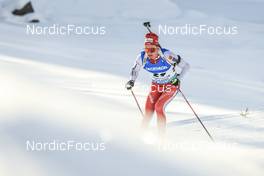 20.01.2023, Antholz, Italy (ITA): Sebastian Stalder (SUI) - IBU World Cup Biathlon, sprint men, Antholz (ITA). www.nordicfocus.com. © Manzoni/NordicFocus. Every downloaded picture is fee-liable.
