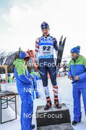 20.01.2023, Antholz, Italy (ITA): Vincent Bonacci (USA) - IBU World Cup Biathlon, sprint men, Antholz (ITA). www.nordicfocus.com. © Manzoni/NordicFocus. Every downloaded picture is fee-liable.