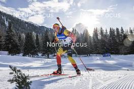 20.01.2023, Antholz, Italy (ITA): Florent Claude (BEL) - IBU World Cup Biathlon, sprint men, Antholz (ITA). www.nordicfocus.com. © Manzoni/NordicFocus. Every downloaded picture is fee-liable.
