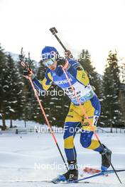 20.01.2023, Antholz, Italy (ITA): Jesper Nelin (SWE) - IBU World Cup Biathlon, sprint men, Antholz (ITA). www.nordicfocus.com. © Manzoni/NordicFocus. Every downloaded picture is fee-liable.