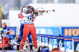 19.01.2023, Antholz, Italy (ITA): Lena Haecki-Gross (SUI) - IBU World Cup Biathlon, sprint women, Antholz (ITA). www.nordicfocus.com. © Manzoni/NordicFocus. Every downloaded picture is fee-liable.