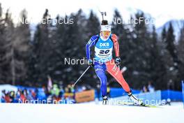 19.01.2023, Antholz, Italy (ITA): Lou Jeanmonnot (FRA) - IBU World Cup Biathlon, sprint women, Antholz (ITA). www.nordicfocus.com. © Manzoni/NordicFocus. Every downloaded picture is fee-liable.