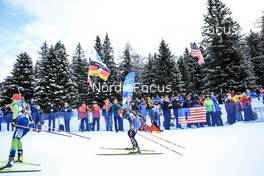 19.01.2023, Antholz, Italy (ITA): Anamarija Lampic (SLO), Janina Hettich-Walz (GER), (l-r) - IBU World Cup Biathlon, sprint women, Antholz (ITA). www.nordicfocus.com. © Manzoni/NordicFocus. Every downloaded picture is fee-liable.
