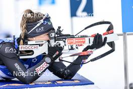 19.01.2023, Antholz, Italy (ITA): Samuela Comola (ITA) - IBU World Cup Biathlon, sprint women, Antholz (ITA). www.nordicfocus.com. © Manzoni/NordicFocus. Every downloaded picture is fee-liable.