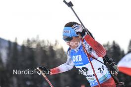 19.01.2023, Antholz, Italy (ITA): Dunja Zdouc (AUT) - IBU World Cup Biathlon, sprint women, Antholz (ITA). www.nordicfocus.com. © Manzoni/NordicFocus. Every downloaded picture is fee-liable.