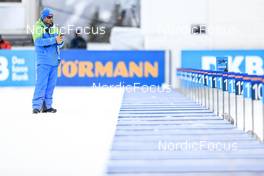 19.01.2023, Antholz, Italy (ITA): Event Feature: Biathlon Antholz worker - IBU World Cup Biathlon, sprint women, Antholz (ITA). www.nordicfocus.com. © Manzoni/NordicFocus. Every downloaded picture is fee-liable.