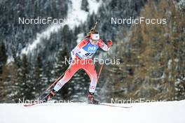 19.01.2023, Antholz, Italy (ITA): Emily Dickson (CAN) - IBU World Cup Biathlon, sprint women, Antholz (ITA). www.nordicfocus.com. © Manzoni/NordicFocus. Every downloaded picture is fee-liable.
