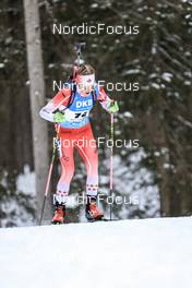 19.01.2023, Antholz, Italy (ITA): Emma Lunder (CAN) - IBU World Cup Biathlon, sprint women, Antholz (ITA). www.nordicfocus.com. © Manzoni/NordicFocus. Every downloaded picture is fee-liable.