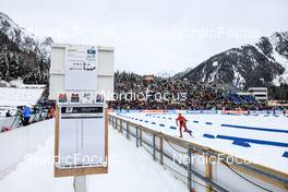 19.01.2023, Antholz, Italy (ITA): Event Feature: Zeroing allocation sign - IBU World Cup Biathlon, sprint women, Antholz (ITA). www.nordicfocus.com. © Manzoni/NordicFocus. Every downloaded picture is fee-liable.