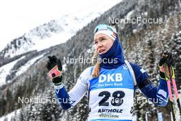 19.01.2023, Antholz, Italy (ITA): Suvi Minkkinen (FIN) - IBU World Cup Biathlon, sprint women, Antholz (ITA). www.nordicfocus.com. © Manzoni/NordicFocus. Every downloaded picture is fee-liable.