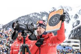 19.01.2023, Antholz, Italy (ITA): Armin Auchentaller (ITA), Coach Team USA - IBU World Cup Biathlon, sprint women, Antholz (ITA). www.nordicfocus.com. © Manzoni/NordicFocus. Every downloaded picture is fee-liable.