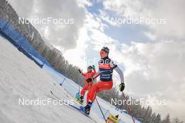 18.01.2023, Antholz, Italy (ITA): Sebastian Stalder (SUI) - IBU World Cup Biathlon, training, Antholz (ITA). www.nordicfocus.com. © Manzoni/NordicFocus. Every downloaded picture is fee-liable.