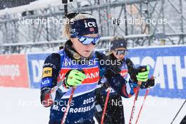 17.01.2023, Antholz, Italy (ITA): Marte Olsbu Roeiseland (NOR) - IBU World Cup Biathlon, training, Antholz (ITA). www.nordicfocus.com. © Manzoni/NordicFocus. Every downloaded picture is fee-liable.