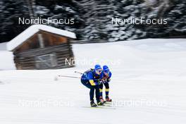 18.01.2023, Antholz, Italy (ITA): Undefined Swedish technicians competes - IBU World Cup Biathlon, training, Antholz (ITA). www.nordicfocus.com. © Manzoni/NordicFocus. Every downloaded picture is fee-liable.