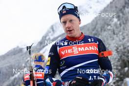 18.01.2023, Antholz, Italy (ITA): Johannes Thingnes Boe (NOR) - IBU World Cup Biathlon, training, Antholz (ITA). www.nordicfocus.com. © Manzoni/NordicFocus. Every downloaded picture is fee-liable.