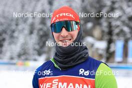 18.01.2023, Antholz, Italy (ITA): Lovro Planko (SLO) - IBU World Cup Biathlon, training, Antholz (ITA). www.nordicfocus.com. © Manzoni/NordicFocus. Every downloaded picture is fee-liable.