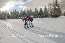18.01.2023, Antholz, Italy (ITA): Undefined Norwegian technicians competes - IBU World Cup Biathlon, training, Antholz (ITA). www.nordicfocus.com. © Manzoni/NordicFocus. Every downloaded picture is fee-liable.