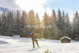 18.01.2023, Antholz, Italy (ITA): Lukas Hofer (ITA) - IBU World Cup Biathlon, training, Antholz (ITA). www.nordicfocus.com. © Manzoni/NordicFocus. Every downloaded picture is fee-liable.